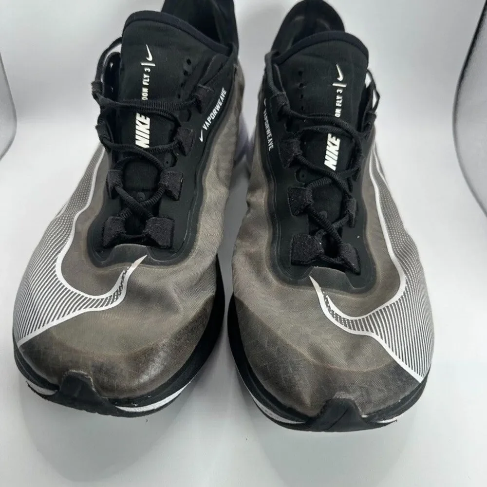 Nike Zoom Fly 3 Shoes Mens Size 11‎ Black White Running Cushioned